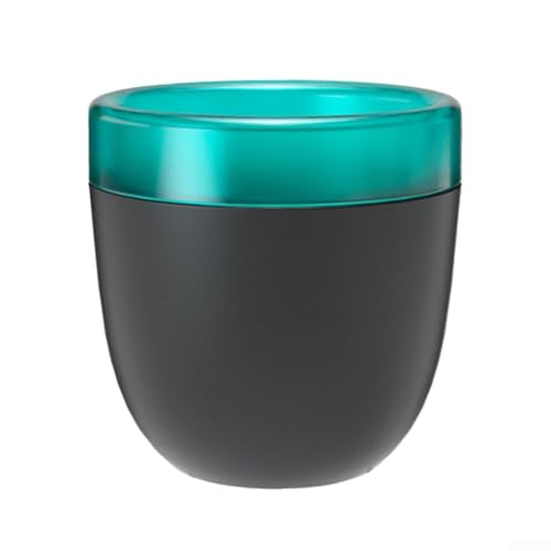 Maceta de riego automático con recipiente de agua integrado para jardín, hogar y oficina, proporciona suministro continuo de agua para plantas (negro)