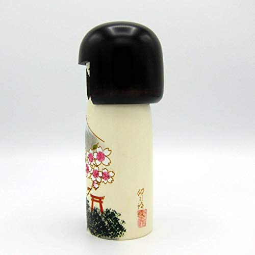 Muñeca Kokeshi Fujiyama Usaburo de Japón miniatura 4