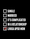  Lhasa Apso Lhasa Apso Mom: Amazing Design Notebook 8.5 x 11 Inches 100 Pages