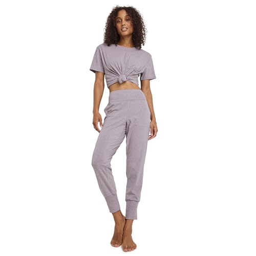 Jockey Women's Loungewear Cotton Modal Foldover Jogger3