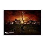 LIINH Fallout New Vegas City Concept Canvas Art Poster And Wall Art Picture Print Modern Family Bedroom Decor Posters 16x24inch(40x60cm)