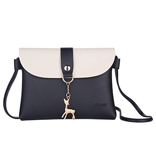 Générique Petit sac à bandoulière en cuir PU pour filles - Noir - Noir, 33 EU Cover
