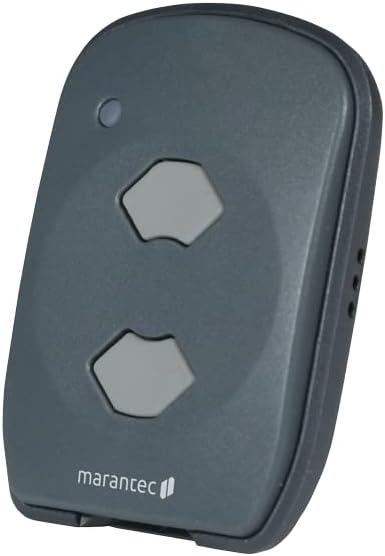 Marantec Mini Remote Control - 165095 Micro 2-Channel Remote Transmitter Marantec Garage Openers, Gray