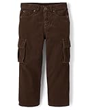 Gymboree,Boys,and Toddler Corduroy Baggy Cargo Pants,Dk Hazlenut,12 Months,18 Months