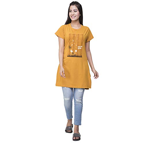 Image of Duchess Regular Fit Women Stylish Long Top | Tshirt for Women