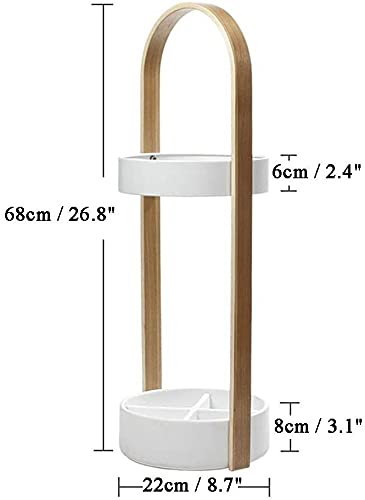 Porte-Parapluie Économiseur d'Espace, Support de Rangement Entrée et Bureau