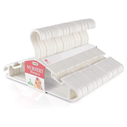 ilauke 36 Unidades Perchas Infantiles De Plástico para Niños Bebé, Blanco