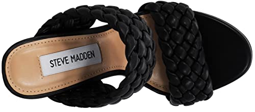 Steve Madden Women's Tielo Black/Black Heeled Sandal 8 M Us #TOP5