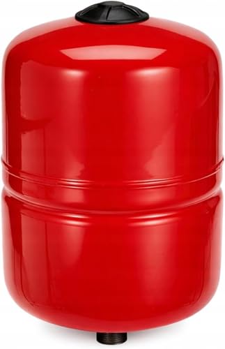 Vase d’expansion chauffage 18 L rouge à membrane – réservoir pour circuit de chauffage fermé, pression max 10 bar