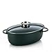 Price comparison product image kela Roaster 8 Litre, Induction Roaster Oval KERROS, lid with Aroma knob, cast Aluminium Coated, Casserole Suitable for Oven use