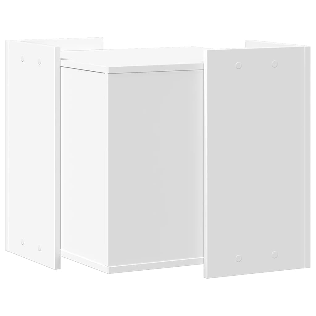 Genérico Mueble arenero para Gatos Madera ingeniería Blanco 53x53x51 cm,Producto para Mascotas y Animales,Productos para Mascotas,Productos para Gatos,Mobiliario para gatos-857751