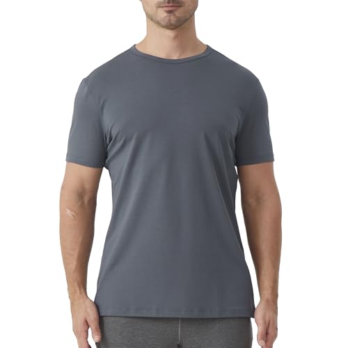 netdraw Men's Ultra-Soft Modal Cotton T-Shirt Casual Basic Short Sleeve Lounge Dressy Tee