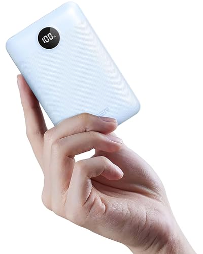 VEGER 20000mAh Batería Externa Power Bank - Batería Portátil con Carga Rápida 22.5W QC3.0, USB-C Entrada y Salida para iPhone, Android, Tablets y Más (Azul)