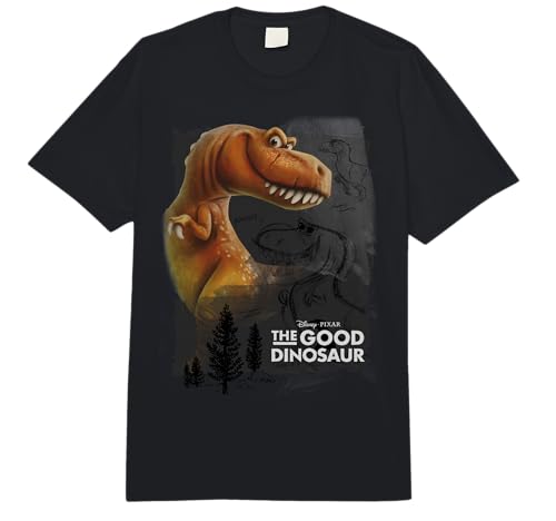 Disney Pixar The Good Dinosaur Ramsey Sketch Movie Poster Comfort Colors Adult Heavyweight T-Shirt