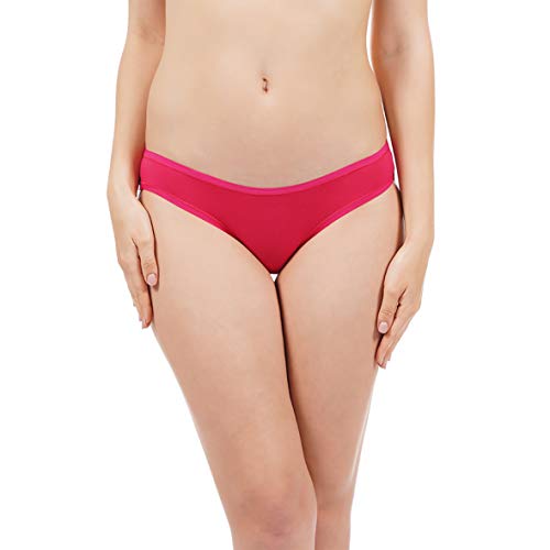 Image of Amante Solid Low Rise Cotton Bikini Panty Pack(Pack of 3)