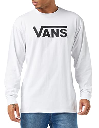 Vans Men's Classic Long Sleeve T-Shirt | Regular Fit Crewneck Graphic Tee, Durable Cotton, for Fashion & Casual Wear