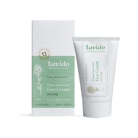 Lavido - Natural Thera Intensive Foot Cream | Treat, Deodorize + Condition Dry, Cracked Skin (4 oz | 120 ml) Cover