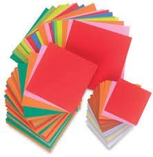 Orgamic Sheets Paper FIRST CLICK Origami Paper Sheet (15 x 15 cm, Multicolour) Set of 40 ...