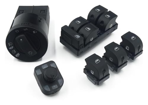 Commande lève-vitre électrique 8E0959851 finition noire durable