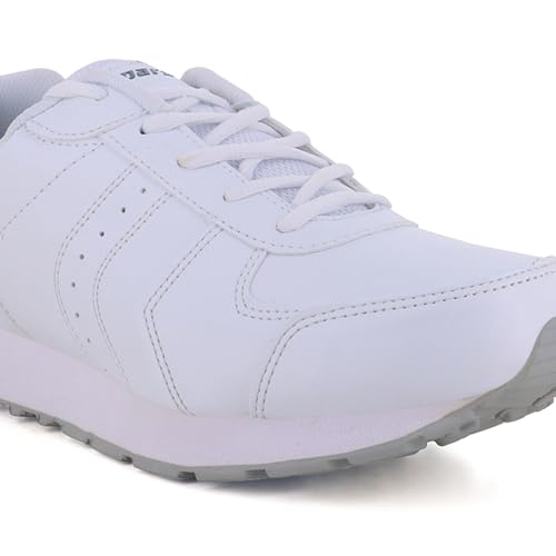 Image of SPARX Mens SM 9019 | Enhanced Durability & Soft Cushion | White Running Shoe - 10 UK (SM 9019)