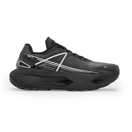 Image of Red Tape Men's Sneakers Black Grey Mesh TPU Round Toe Lace-Up