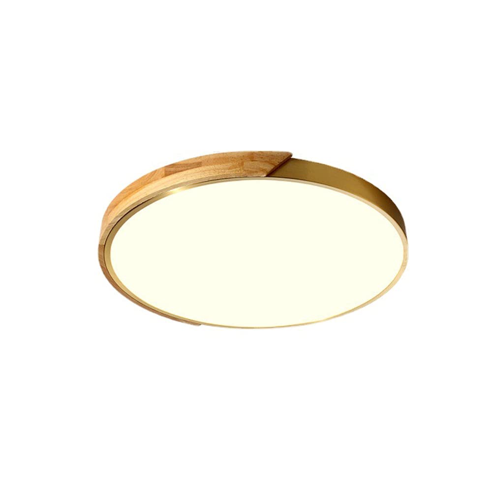 Lámpara LED de tres colores con atenuación y diseño de estilo rústico en madera