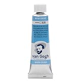 Azul ciruela. Acuarelas de Van Gogh: azul ciruela.