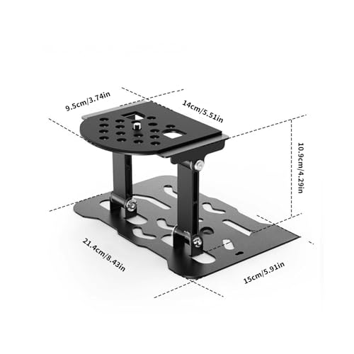 Support de projecteur métallique pliable, pied réglable peu encombrant