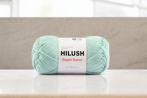 Image of SUPERSAVER, Poly Yarn Supersoft Hand Knitting Wool Ball, (1 Ball /100 Gram Each) Ball Suitable for Craft, Crochet, Amigurumi, Embroidery, Toys, Garments, Flowers and Hobby Projects , 2 Fine , Shade no (sea blue)