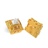 DAIDAI AJAZZ Diced Fruit Banana Switch | 3 Pin 40gf Force Tactile Switch | Durable 80M MX Switch for Mechanical Keyboard (46PCS | Banana Switch)