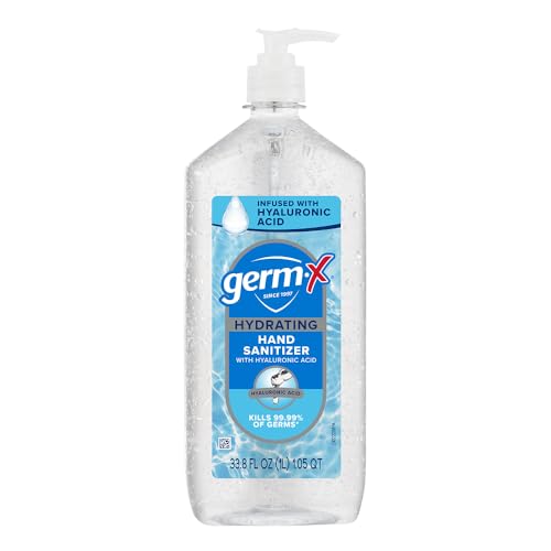 Germ-X Hydrating Hand Sanitizer with Hyaluronic Acid 1 Liter