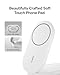 Belkin MagSafe-Compatible iPhone Charger, 2-in-1 Magnetic Foldable Charger 15W - Qi2-Certified Wireless Charger for Apple iPhone 16, iPhone 15, Apple Watch w/Non-Slip Base, PSU Included - White
