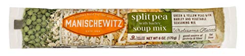 Manischewitz Split Pea With Barley Soup, 6 Ounce (Pack of 4)