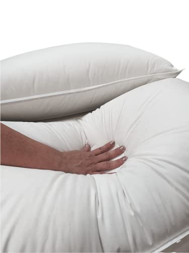 Almohada de pluma suave tamaño Queen miniatura 3