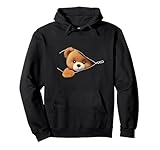 zipper bear print relax fit sweatshirt
