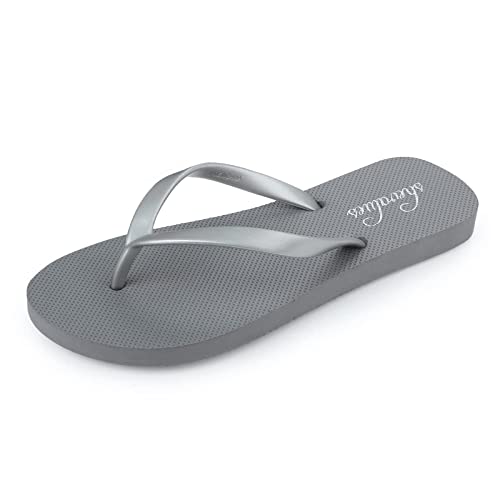 Image of shevalues Slim Basic Flip Flops for Women with Comfortable Yoga Mat