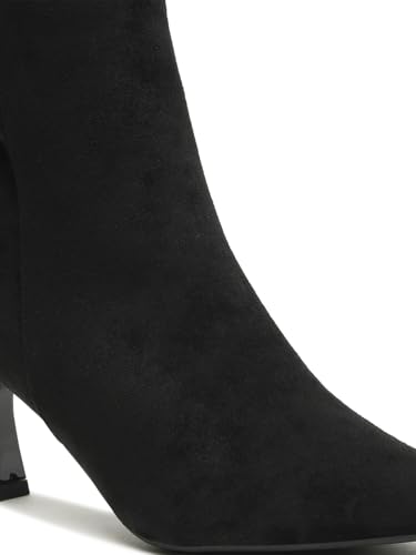 Image of Flat n Heels Womens Black Boots FnH 112-3-BK