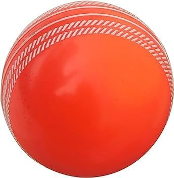 Image of i10 Multicolour Cricket Ball, Synthetic, Rubber, 7cm, 110g, Standard Size, Ideal for Cricket, Basketball, Soccer, Fitness