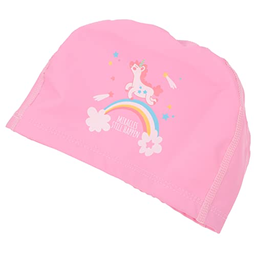 Bonnet de natation garçon fille antidérapant en PU pour la piscine - 4