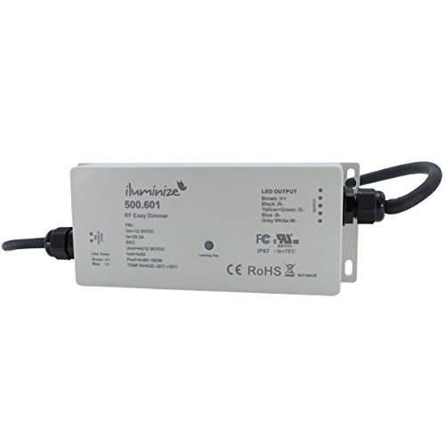 Preisvergleich Produktbild iluminize LED-Controller Funk: flimmerfrei durch 750Hz, hochwertiger und langlebiger LED-Controller Funk 4x 5A RGBW / RGB+W / RGB / Duoweiß (CCT) / weiß, IP67 waterproof (Funk 4x5A IP67 waterproof)