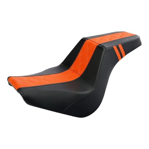 Asiento completo para motocicleta en cuero sintético reforzado para Softail Street Bob