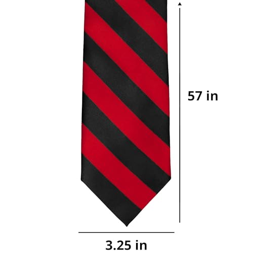 Image of tiemart Men's Striped Tie Standard Length
