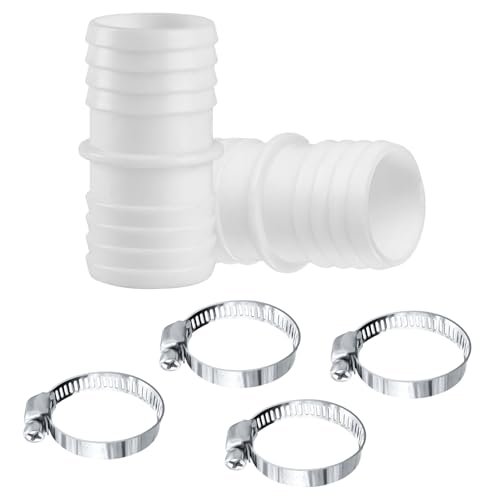 2 Stk Schlauchverbinder 38mm auf 38mm, Poolschlauch 38mm...