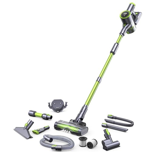 kalado Akku Staubsauger KCV600, 10 in 1 Staubsauger Kabellos 480W 33Kpa, Leicht Akkusauger mit...