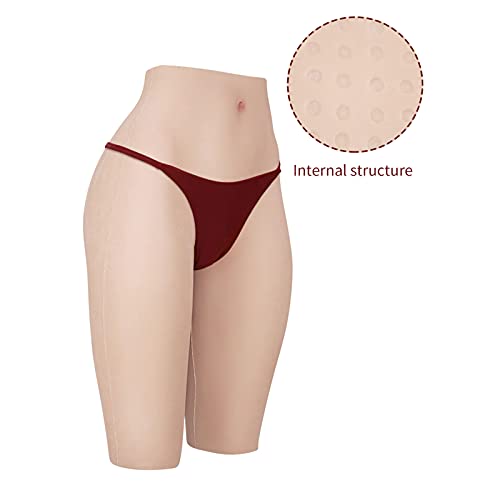 WQCZ Crossdressing realista de silicone, calça vaginal, roupa íntima de silicone, para Crossdressers