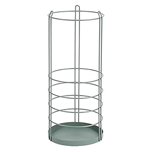 ZJYWMM Ruimtebesparende Organizer Lichtgewicht Paraplu Stand voor kantoor, Metalen Ronde Paraplu Opbergrek voor Trekking pole Baseball Bats Walking Sticks (Kleur: GROEN, Maat: 161)