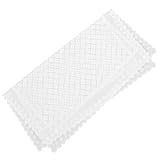 ELAYARD Elegante Klavierabdeckung aus Weicher Spitze Staubdichter Schutz für Aufrechte und Elektrische Pianos Einfache Installation Modernes Minimalistisches Design für Wohnraum und