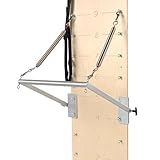 Balanced Body Push-Through Bar Kit for Pilates Springboard, Pilates Wall Equipment for Home Gym or Studio Use, Red, Medium Resistance Springs