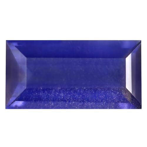 Iolite bleu vif naturelle 1,23 ct | Pierre gemme octogonale 10x5mm en vrac pour création bijou