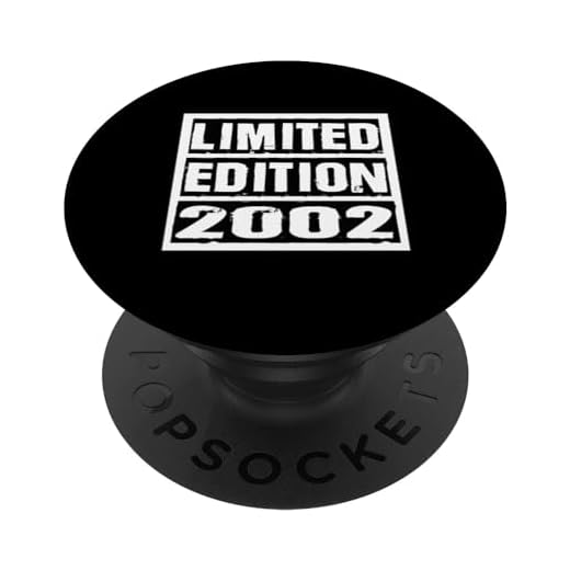 Edición limitada 2002 Cumpleaños 2002 2002 Vintage PopSockets PopGrip Intercambiable
